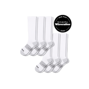Bombas Men's Everyday Compression Knee High Sock 6-Pack 15-20mmHg