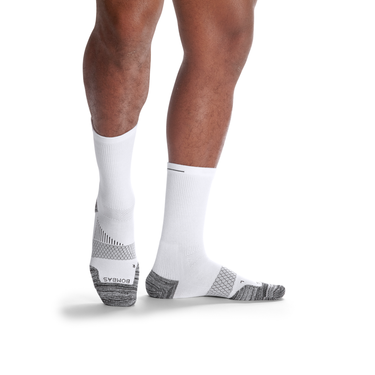 Bombas Women's Run Calf Socks, Lightweight Breathable Running Socks